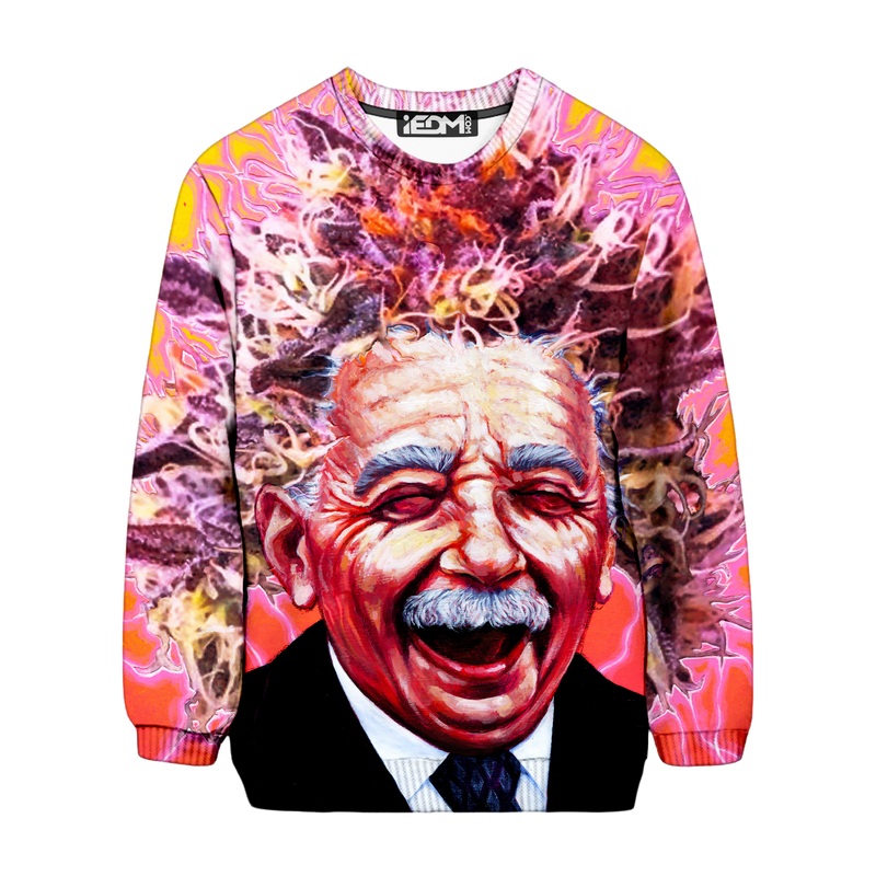 Albert Pinestein Sweatshirt|X-Small|Small|Medium|Large|X-Large|XX-Large|XXX-Large