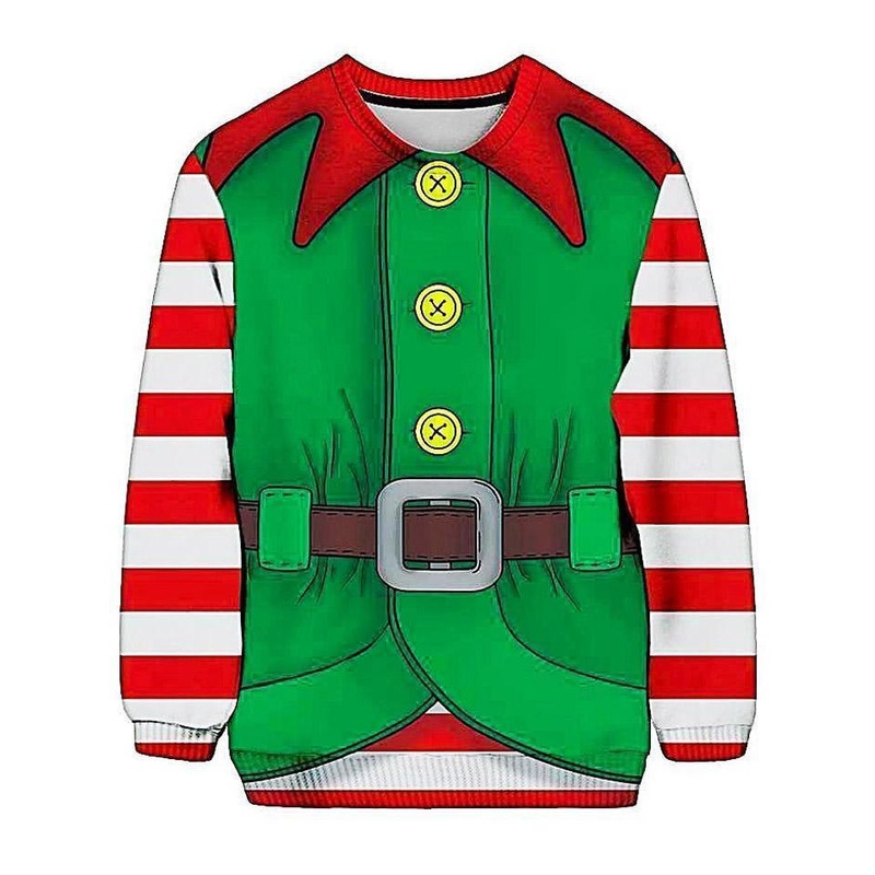 Elf Ugly Sweatshirt|Small|Medium|Large|X-Large|XX-Large|XXX-Large