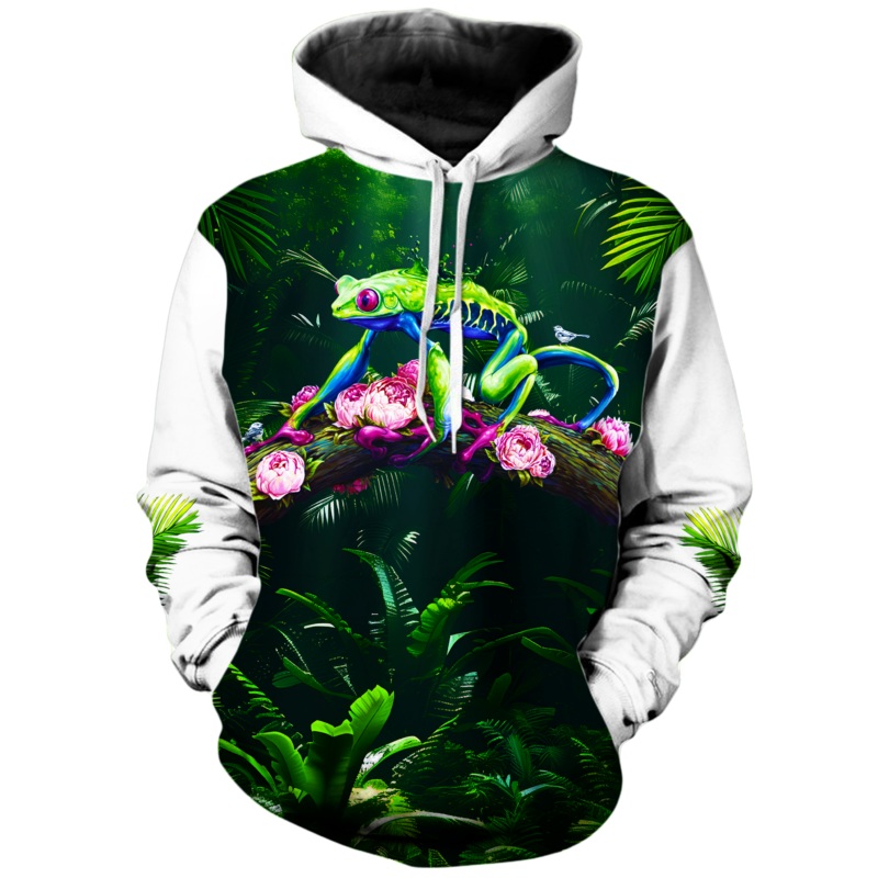 Fern Blossom Unisex Hoodie|X-Small|Small|Medium|Large|X-Large|XX-Large|XXX-Large