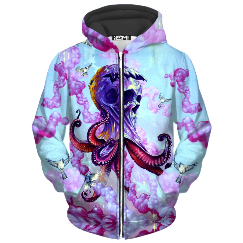 Higher Spires Unisex Zip-Up Hoodie