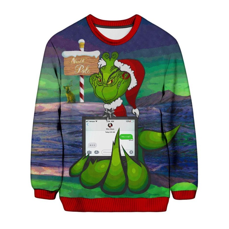 Savage Grinch Ugly Sweatshirt|Small|Medium|Large|X-Large|XX-Large|XXX-Large