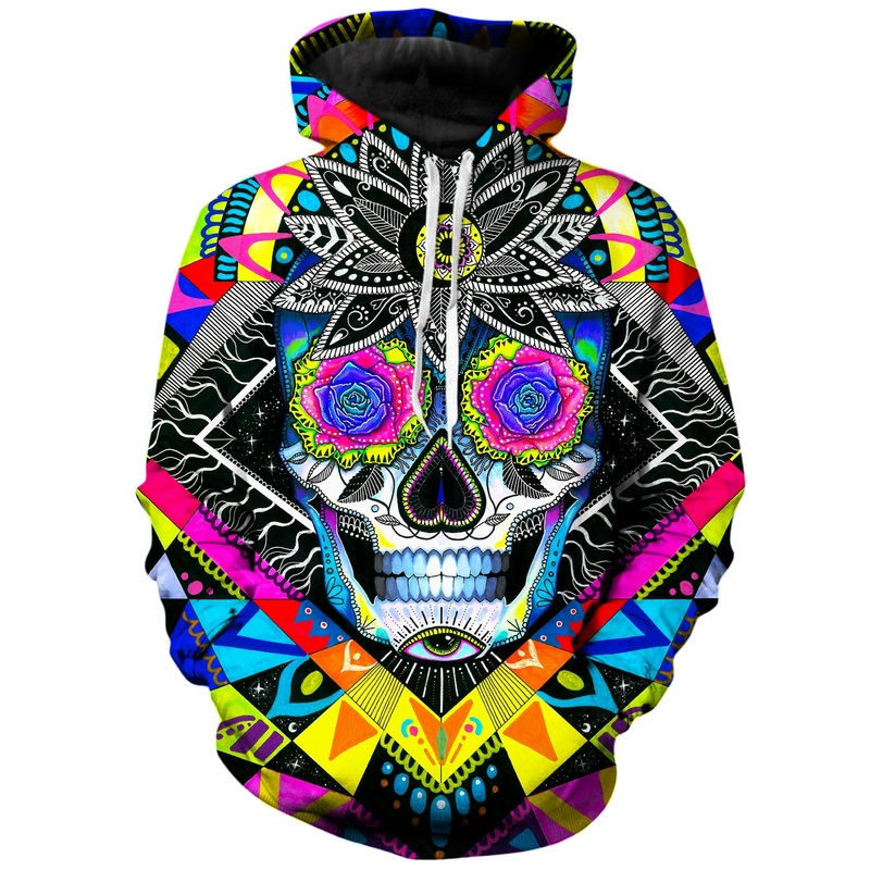 Suger Skull Unisex Hoodie|Small|Medium|Large|X-Large|XX-Large|XXX-Large