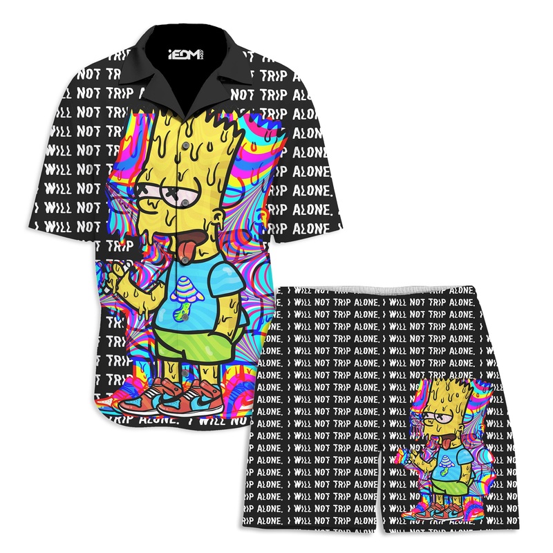 Tripping With Him Lounge Shirt and Shorts Combo