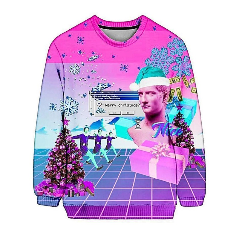 Vaporwave Ugly Sweatshirt|Small|Medium|Large|X-Large|XX-Large|XXX-Large