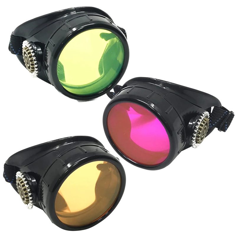 Airship Pirate Eyepatch Monocle Rave Goggle