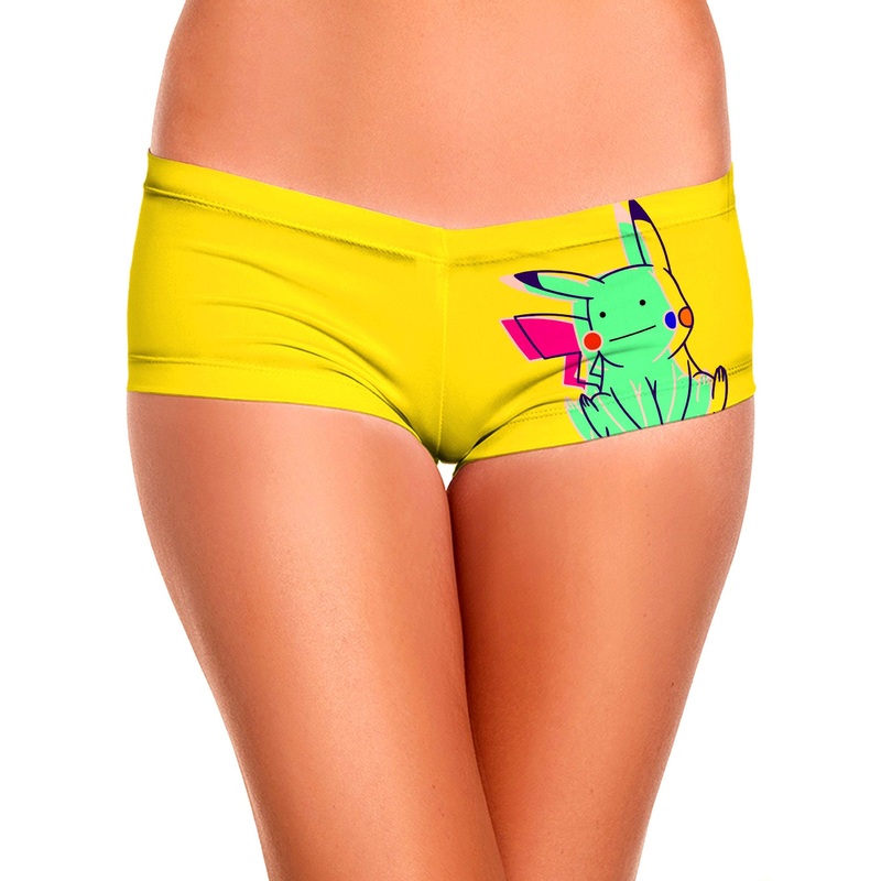 Ditto Pika Booty Shorts|X-Small|Small|Medium|Large