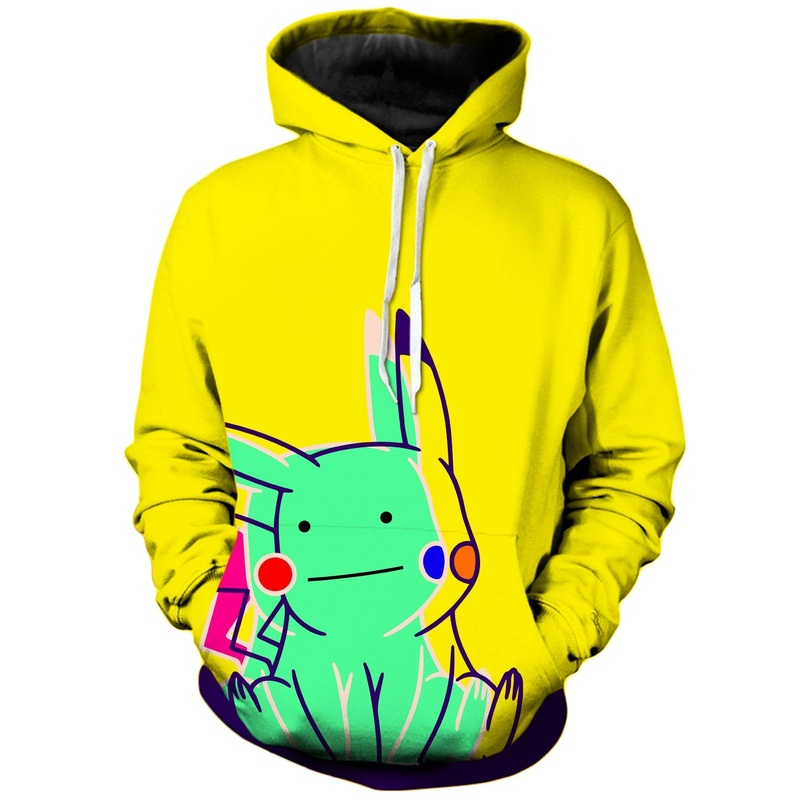 Ditto Pika Unisex Hoodie|X-Small|Small|Medium|Large|X-Large|XX-Large|XXX-Large
