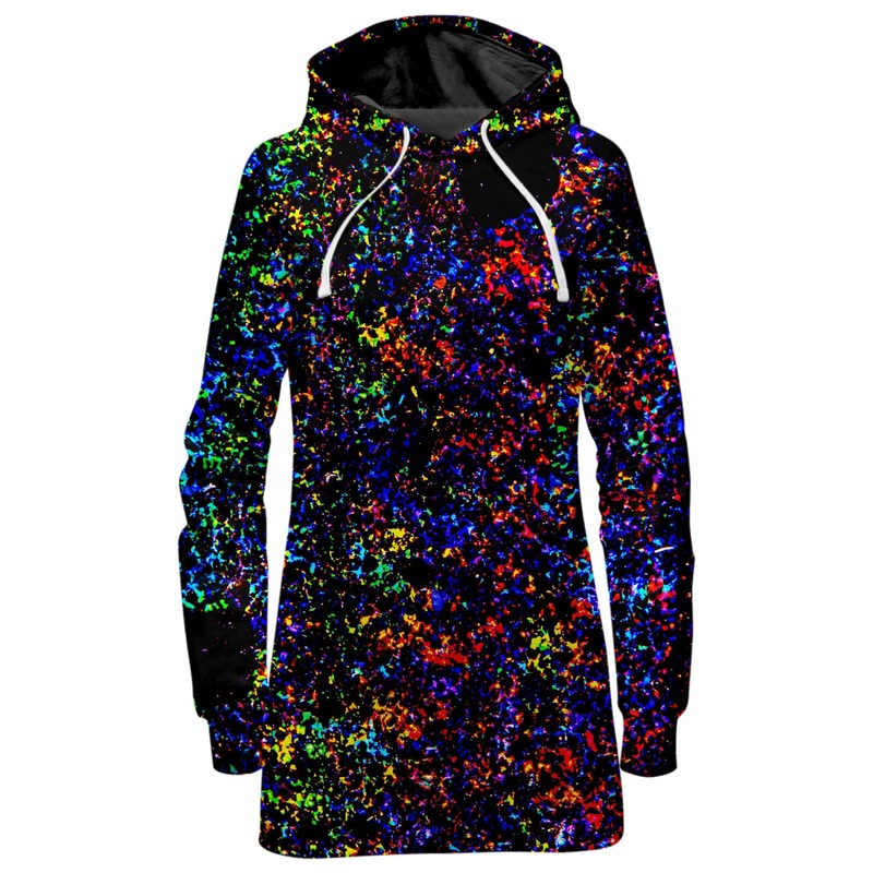 Lightning Rainbow Hoodie Dress