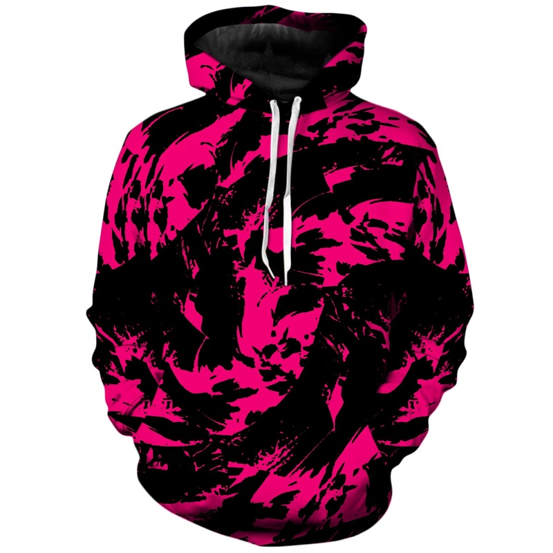 Pink Swirl Unisex Hoodie|X-Small|Small|Medium|Large|X-Large|XX-Large|XXX-Large