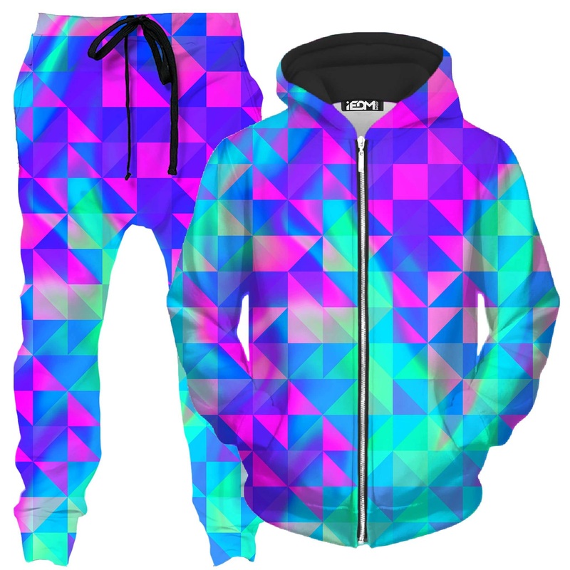 Raspberry Iced Tea Zip-Up Hoodie and Joggers Combo