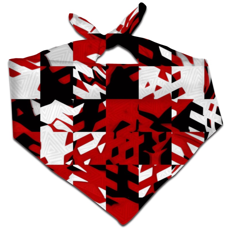 Red Digital Bandana