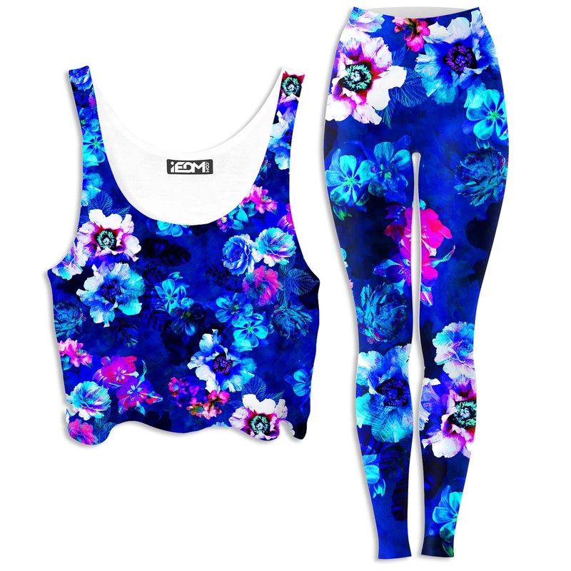 Enchanted Flora Crop Top and Leggings Combo