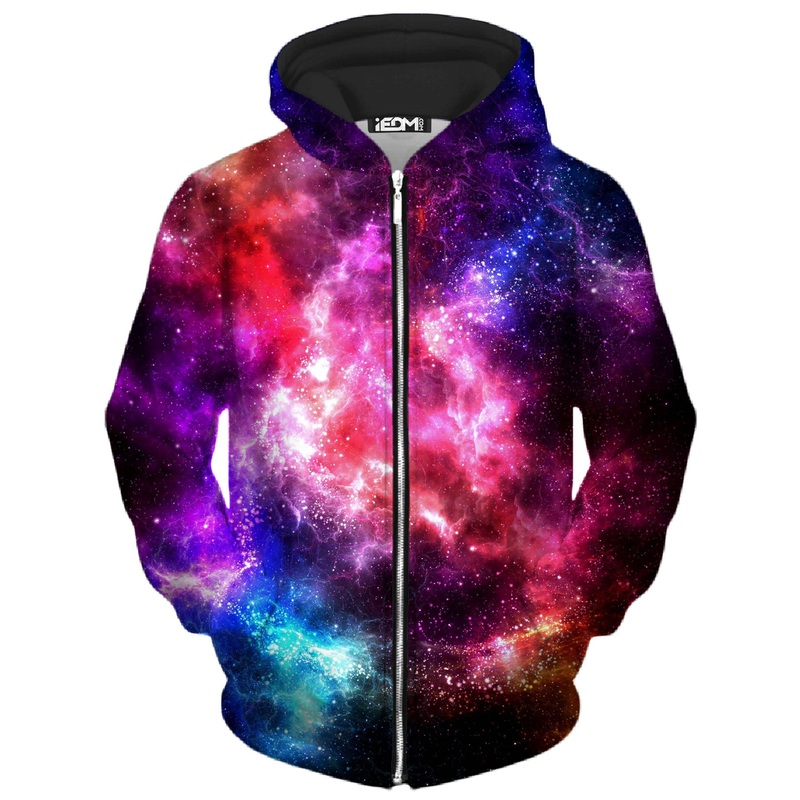 Galaxy Vibe Unisex Zip-Up Hoodie