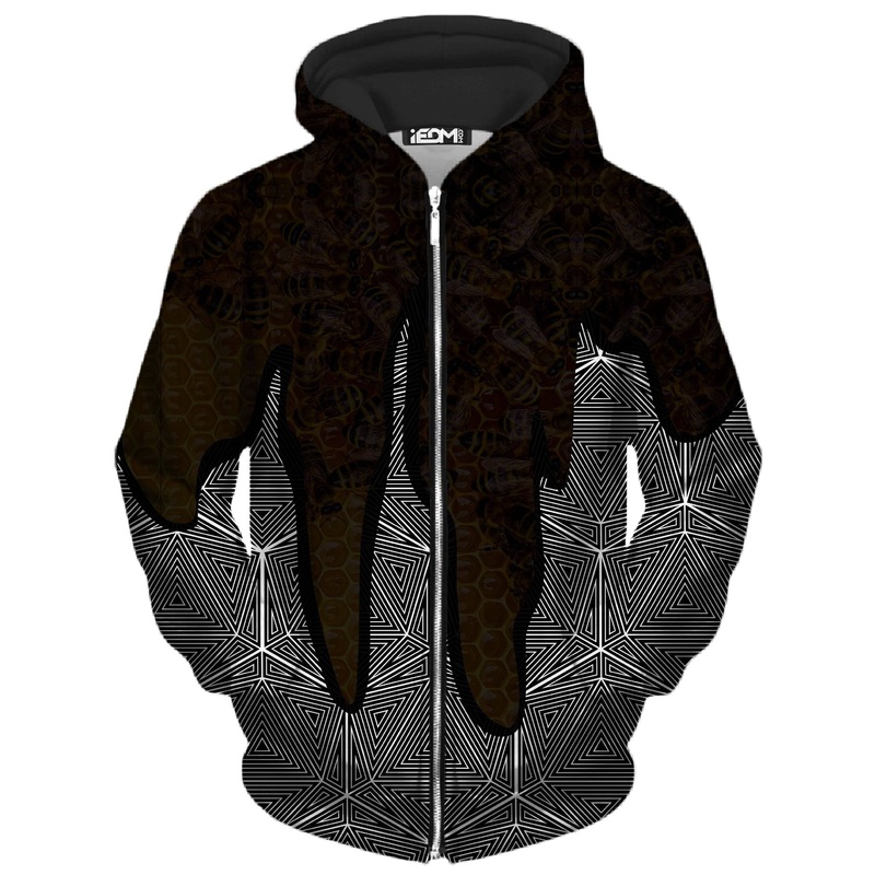 Hallucinations Honey Unisex Zip-Up Hoodie