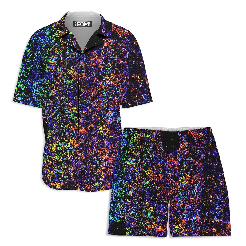 Lightning Rainbow Lounge Shirt and Shorts Combo