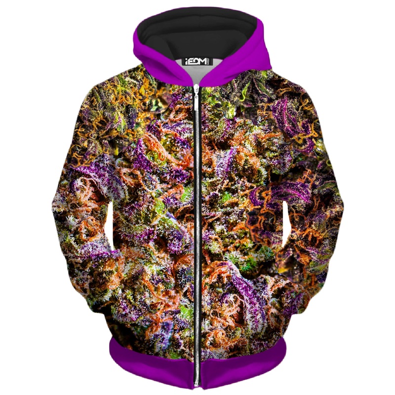 Purple Stuff Unisex Zip-Up Hoodie