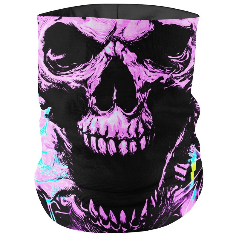 Skull Graffiti Bandana Mask