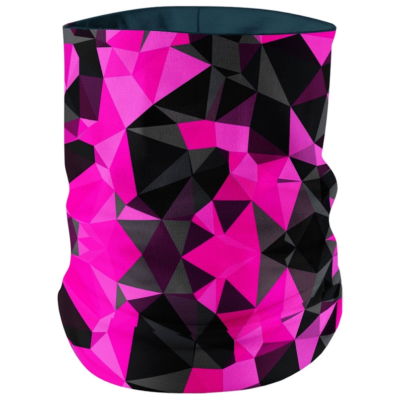 Pink and Black Geo Bandana Mask