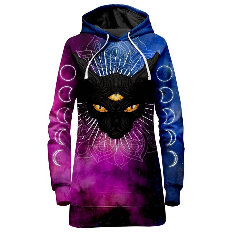 Prophet Cat Hoodie Dress|X-Small|Small|Medium|Large|X-Large|2X-Large
