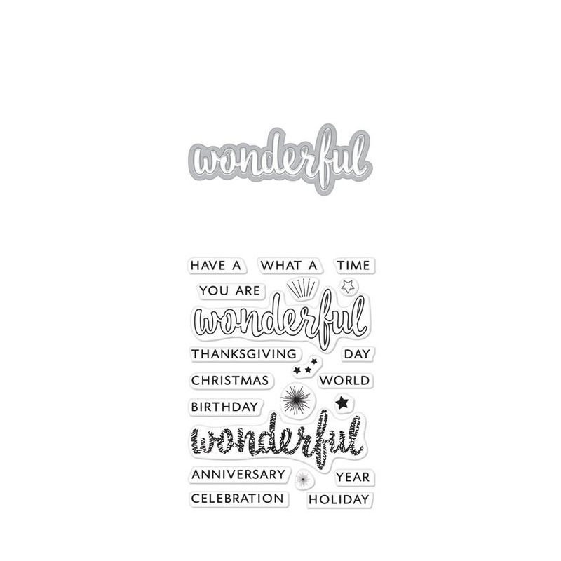 Wonderful Stamp & Cut Set