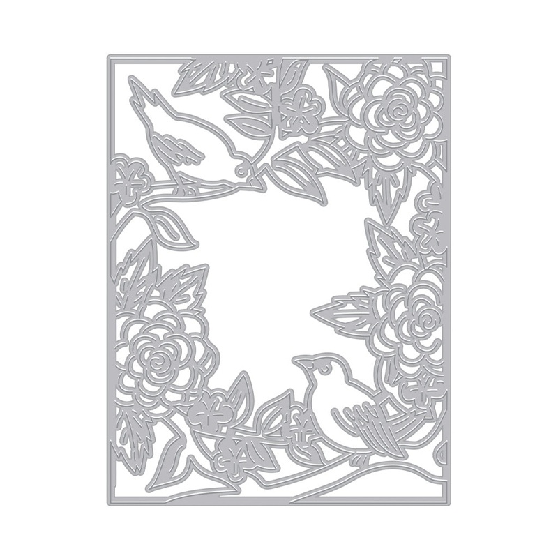 Birds and Flowers Cover Plate Dies