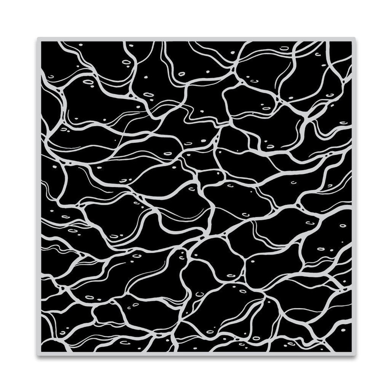 Water Ripples Bold Prints Cling Stamp