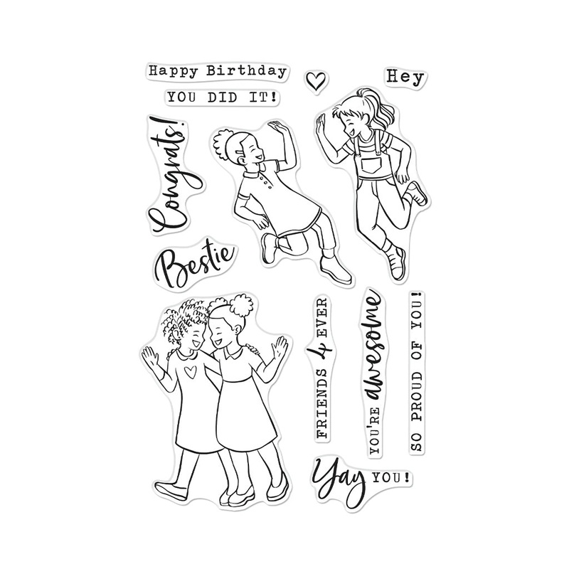 Besties Clear Stamp Set