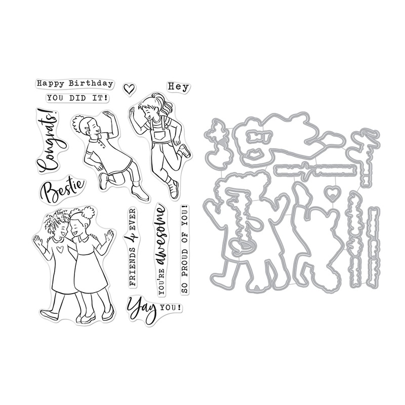 Besties Stamp & Cut
