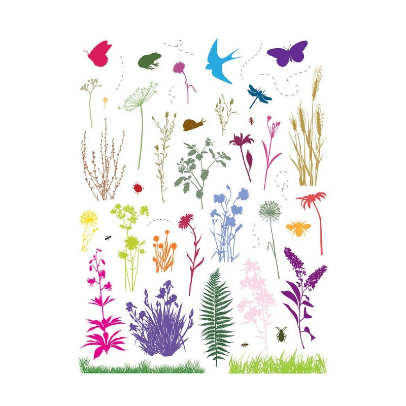 Wildflowers & Bugs Hero Transfers