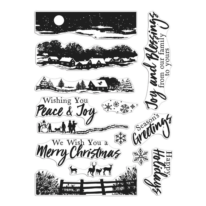 Winter Scene Clear Stamp Set