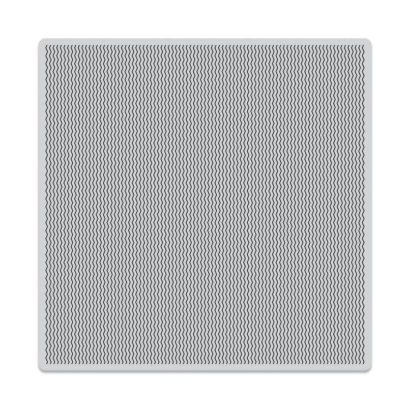 Zigzag Texture Bold Prints Cling Stamp