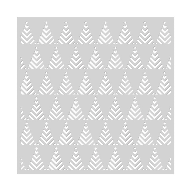 ZigZag Trees Stencil