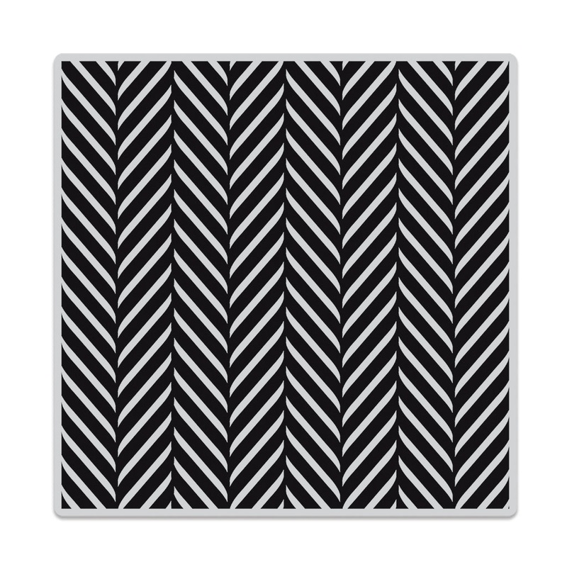 Abstract Feather Bold Prints Cling Stamp