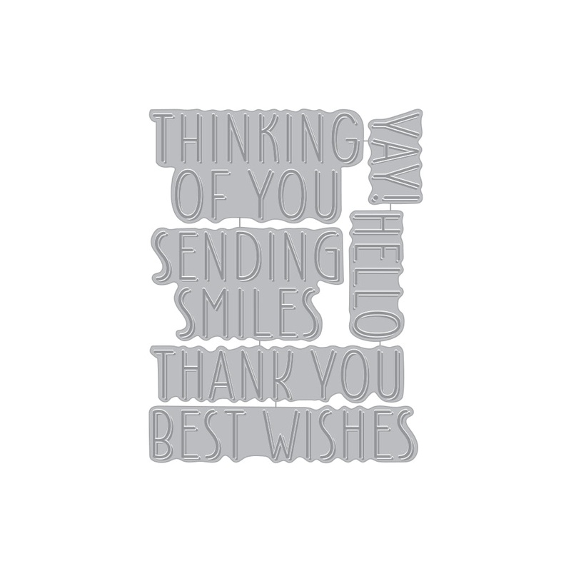 Best Wishes Letterpress + Foil Plate Set