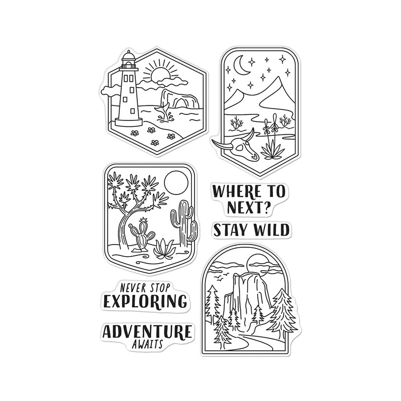 Where to Next? Clear Stamp Set