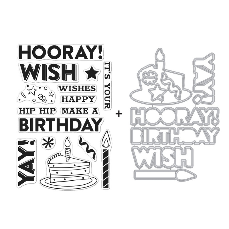 Yay! Birthday Stamp & Cut