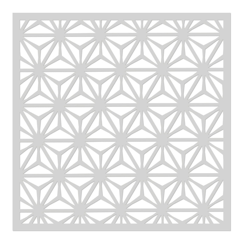Asana Pattern Stencil from the Charming Easter collection