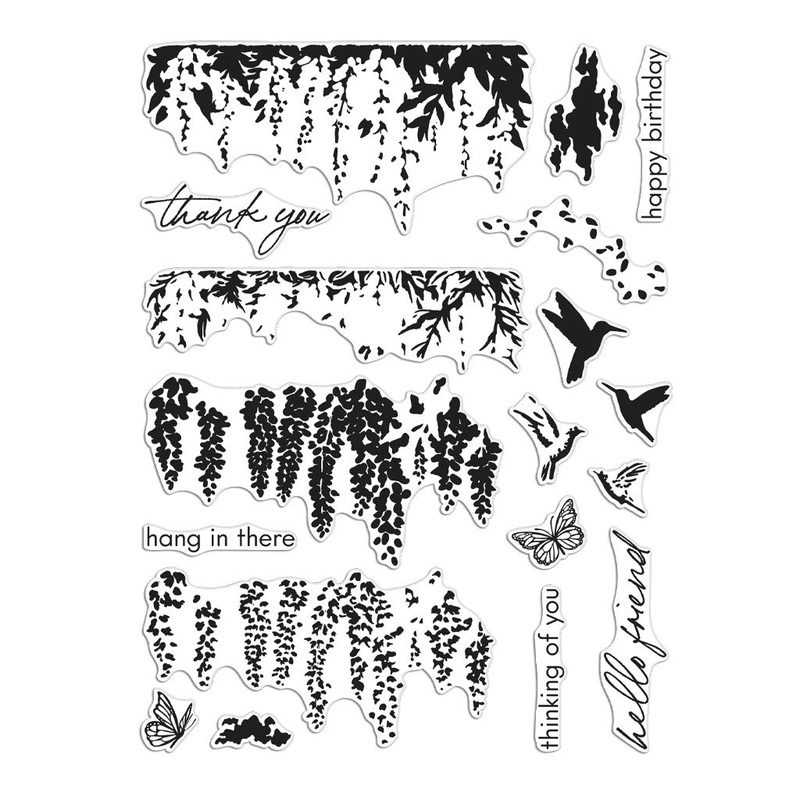 Wisteria HeroScape Clear Stamp Set