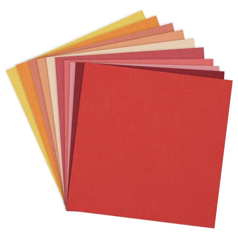 Warm Assortment ColorWheel Cardstock 12 x 12 - 20 Sheets
