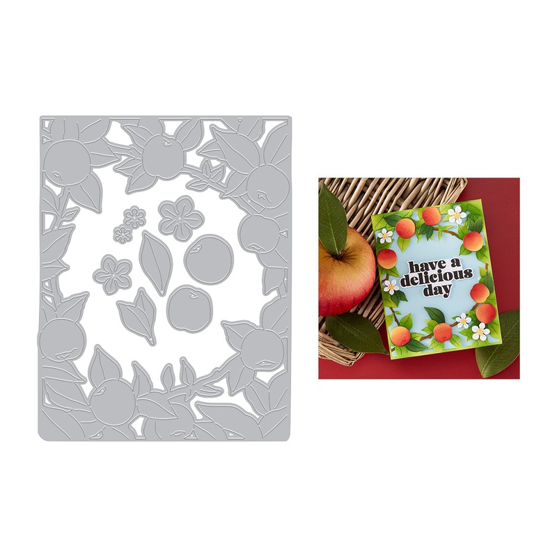 Apple Frame Etched Die Set