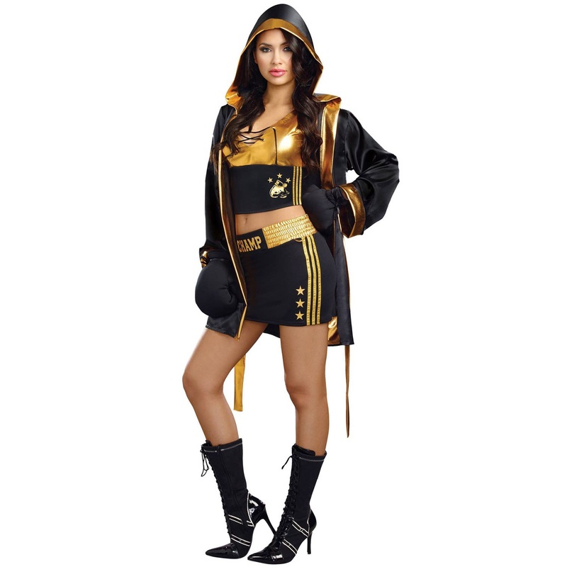 World Champion Boxer Womens Sexy Costume