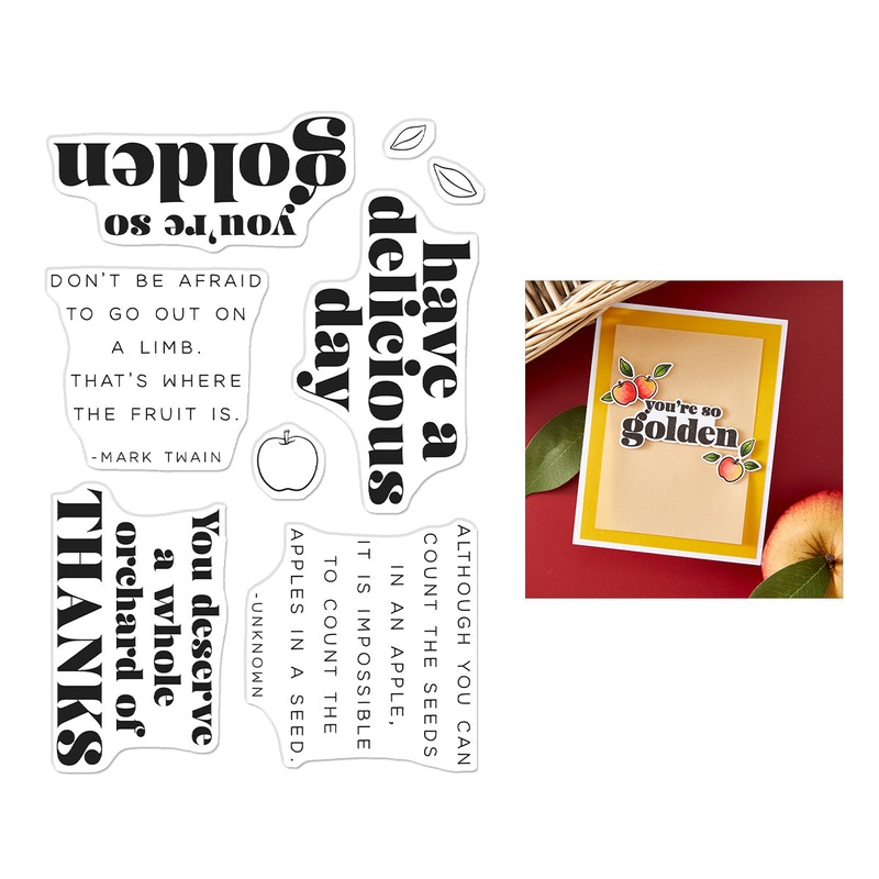 You're Golden Clear Stamp Set