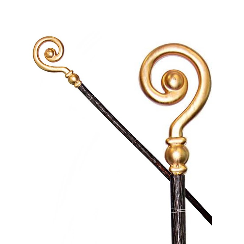 Riddler Gold Crosier Staff Costume Accessory
