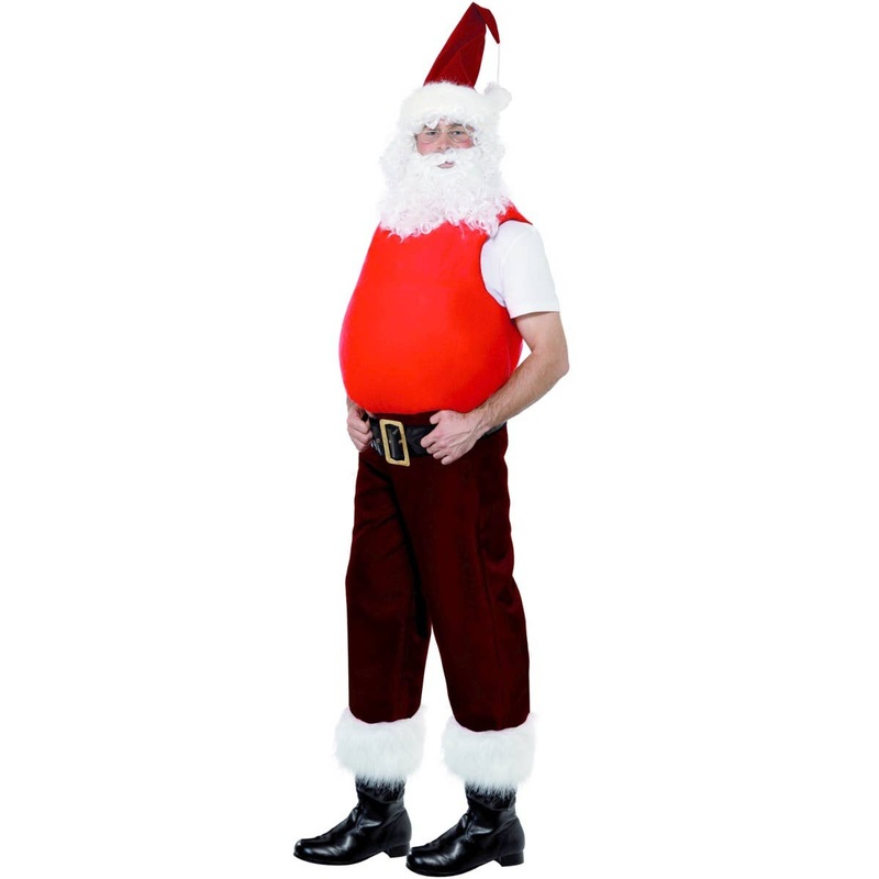 Santa Mens Belly Stuffer Christmas Costume Accessory