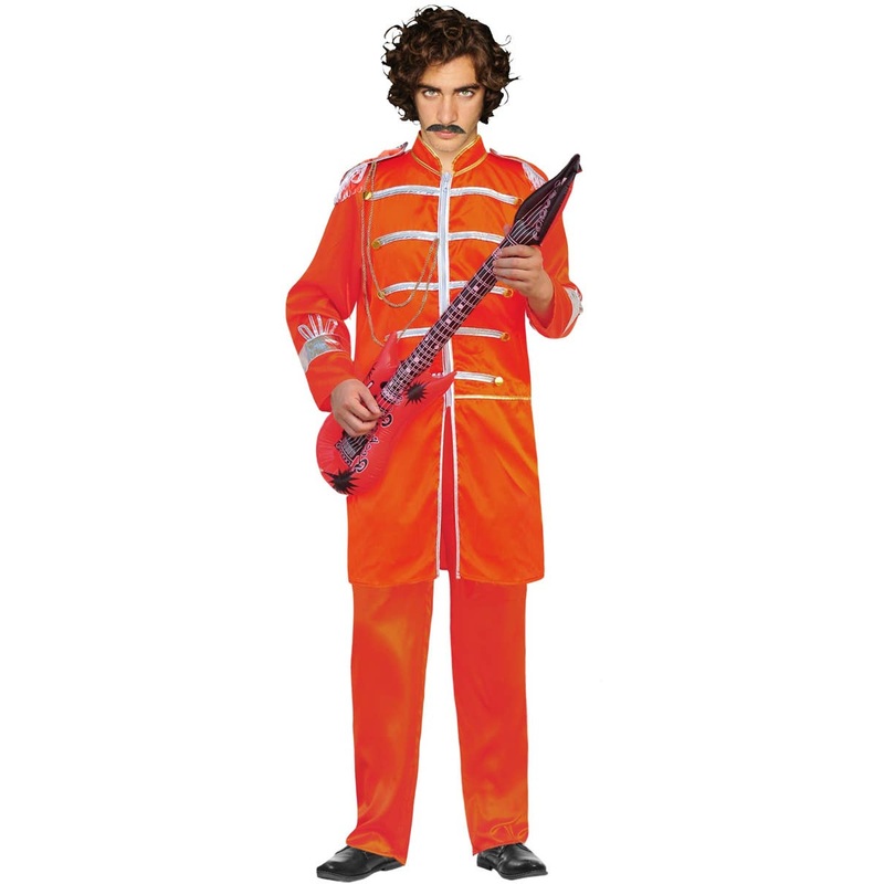 1960s Red Sergeant Peppers Mens Beatles Costume
