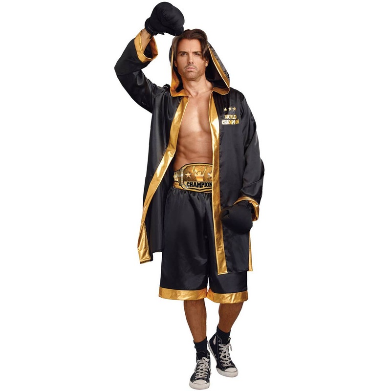 World Champion Boxer Mens Plus Size Costume