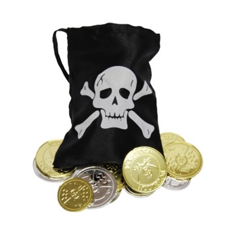 Treasure Bounty Coins and Pouch Pirate Accessory