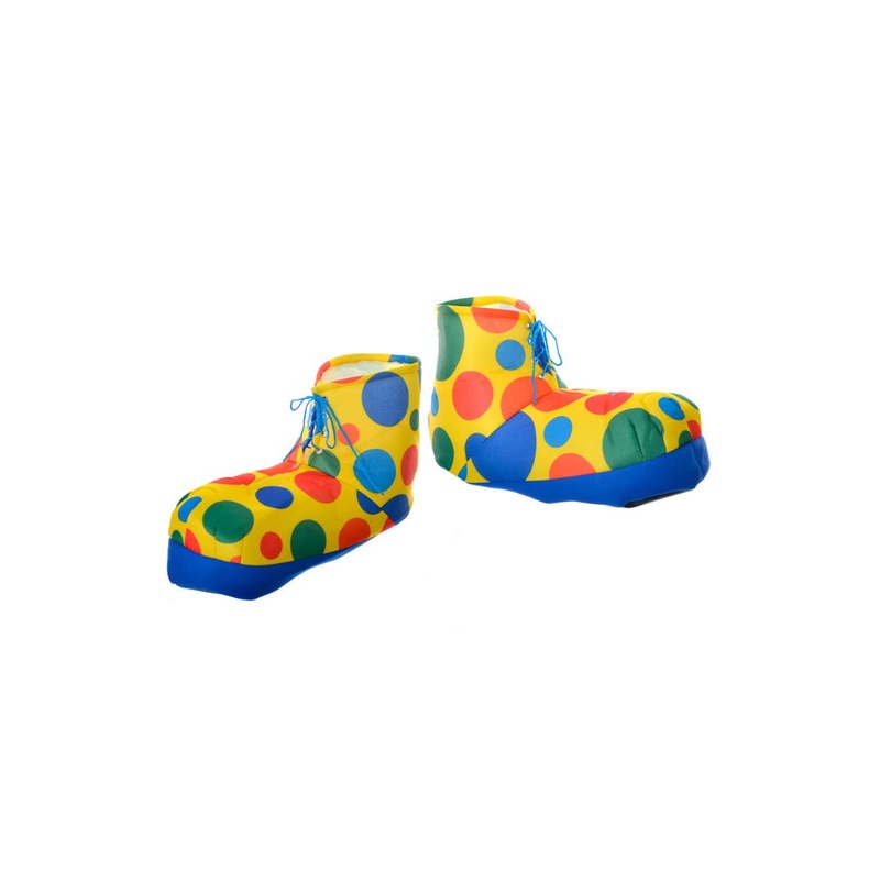 Giant Polka Dot Clown Costume Shoes