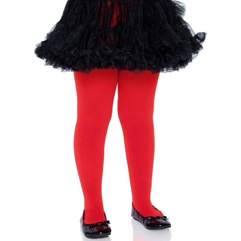 Opaque Girls Red Stockings|Large|Medium
