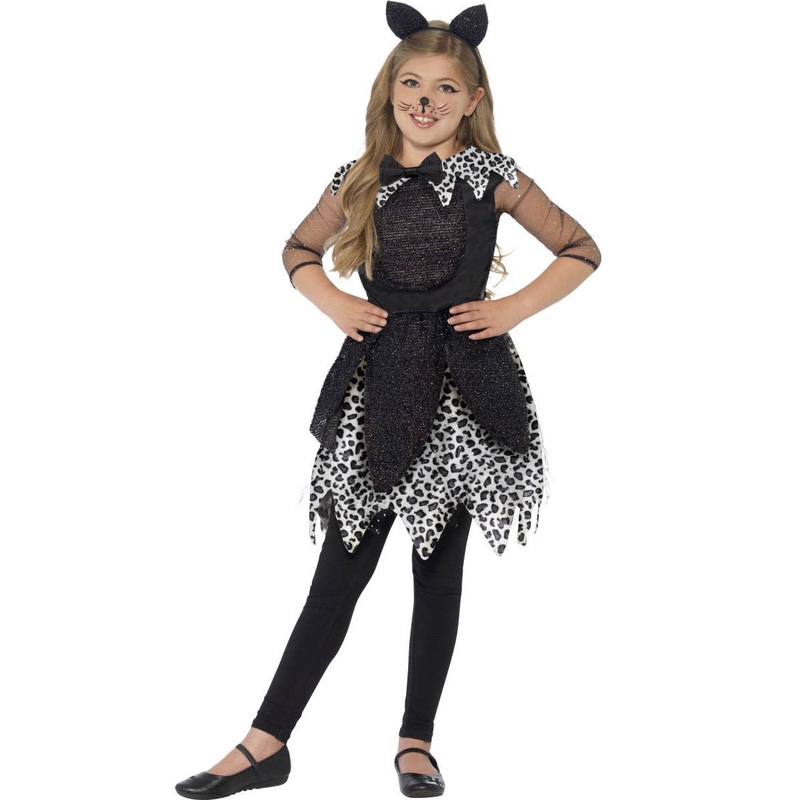 Midnight Cat Cute Girls Halloween Costume